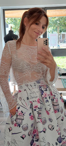 Gonna a pieghe "Lovely make-up"